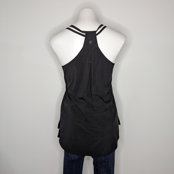 ✨3/$15 Athleta black adjustable strap exercise workout tank S - Picture 4 of 8